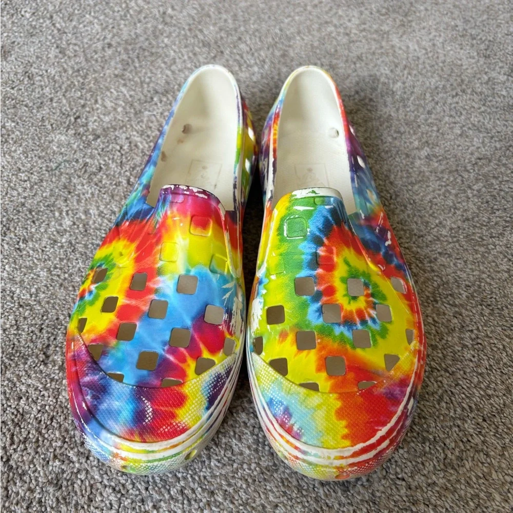 Vans‎ - Kids Unisex LightweightRubber Slip On Water Shoe - Size 5 - Tye-Dye